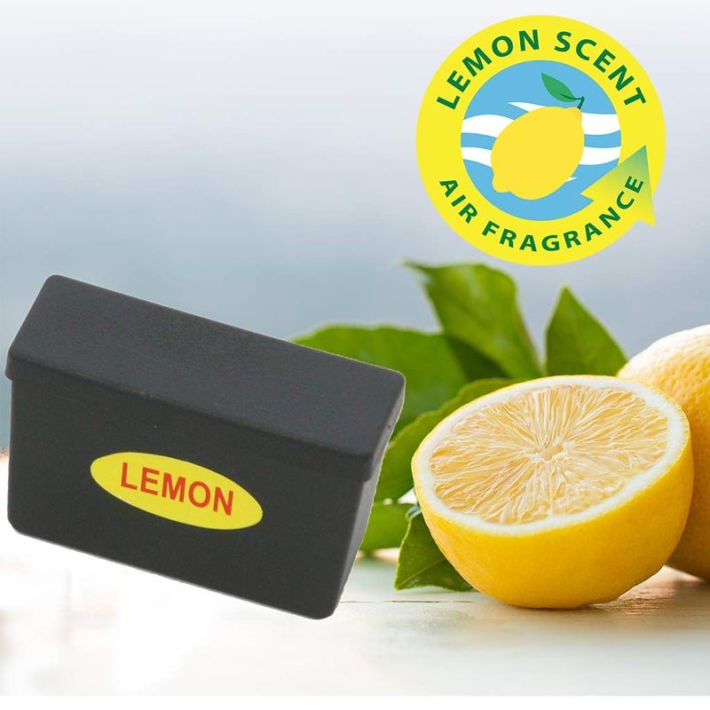 iTouchless 3-Pack Lemon Fragrance Cartidges for Bathroom Trash Cans, Stops Garbage Smells, Fresh Scent Fills The Room, 3 Month Supply (FGLEMON3-1) - Image 2